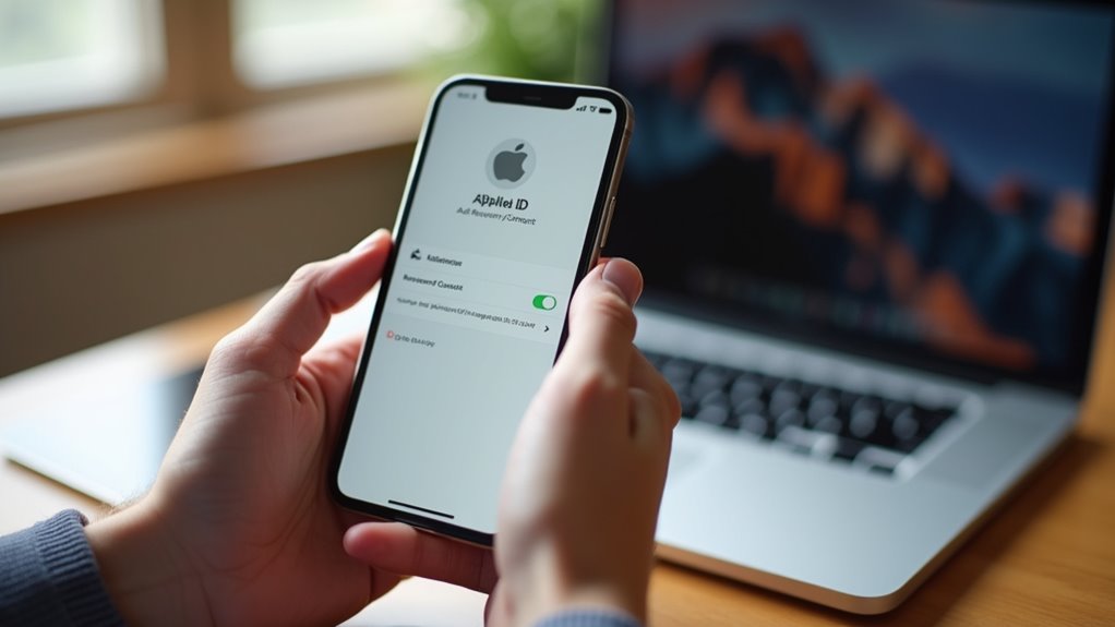 dodaj kontakt do odzyskiwania Apple ID