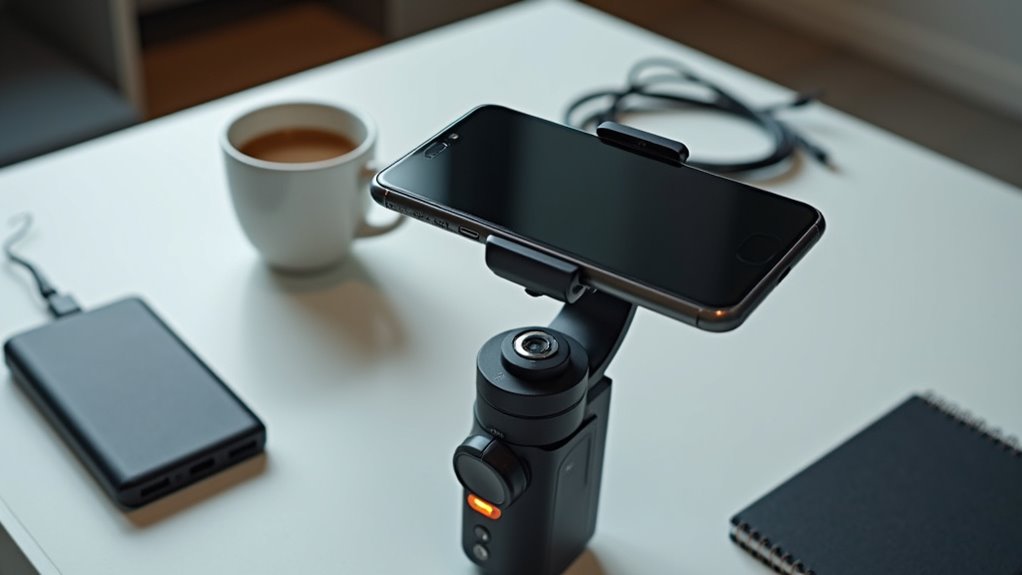 czas pracy na baterii ładowanie gimbale do iPhone'a