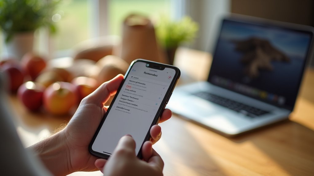 sprawdź status synchronizacji przypomnień iCloud
