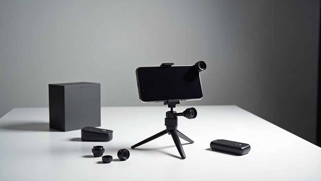 kompaktowy zestaw do fotografii produktowej iPhone'a