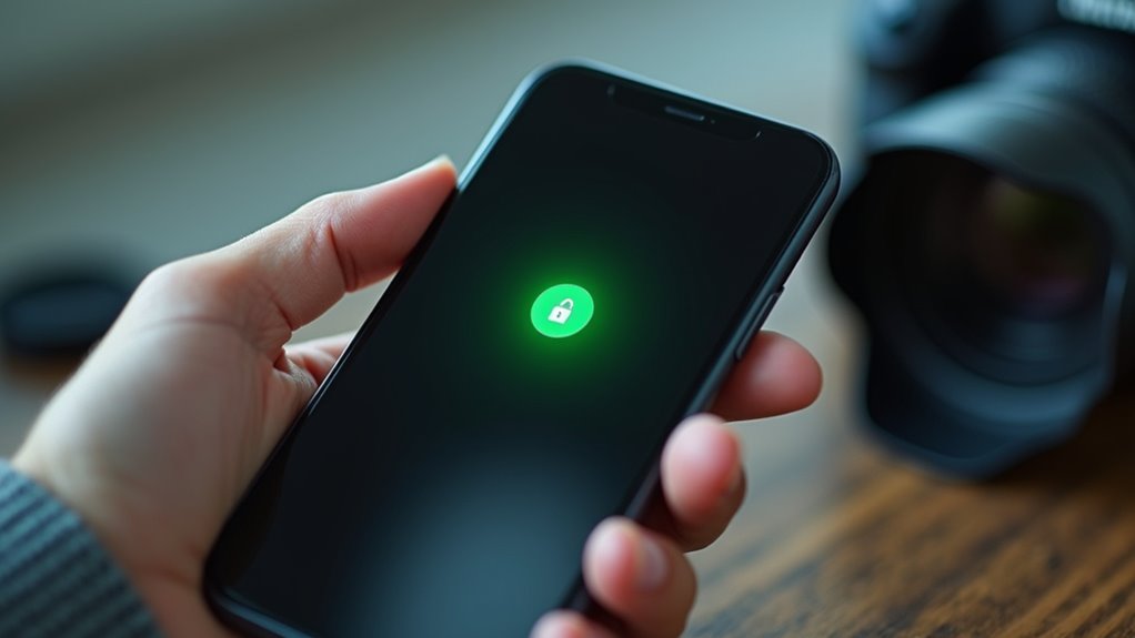 odblokowuje ukryte zdjęcia za pomocą Face ID płynnie