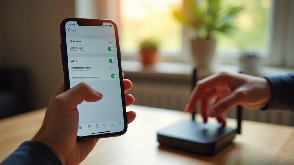 zapomnij i ponownie połącz sieć Wi‑Fi na iPhonie