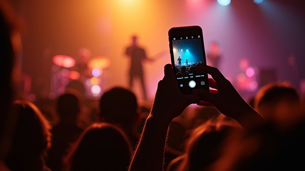 iPhone koncert optymalizować nagrywanie audio