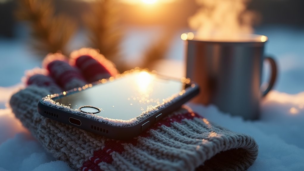 iPhone zamarza w zimnej pogodzie
