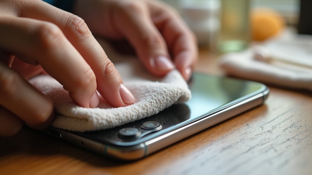 utrzymuj czystość obiektywów telefonu codziennie