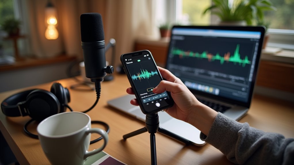 lokalny i zdalny workflow wywiadu w GarageBand
