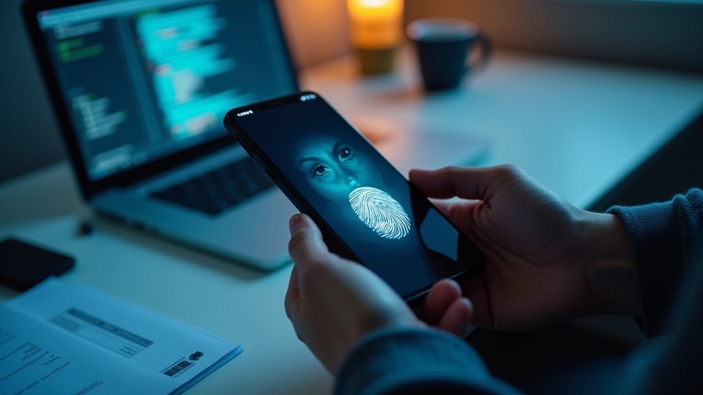 zablokuj aplikację kodem i Face ID