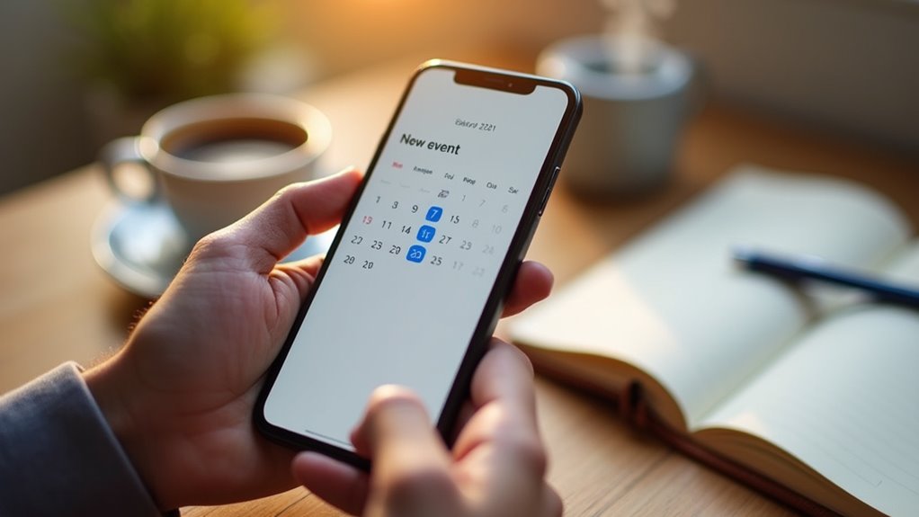 szybki start wydarzenia kalendarza iPhone'a