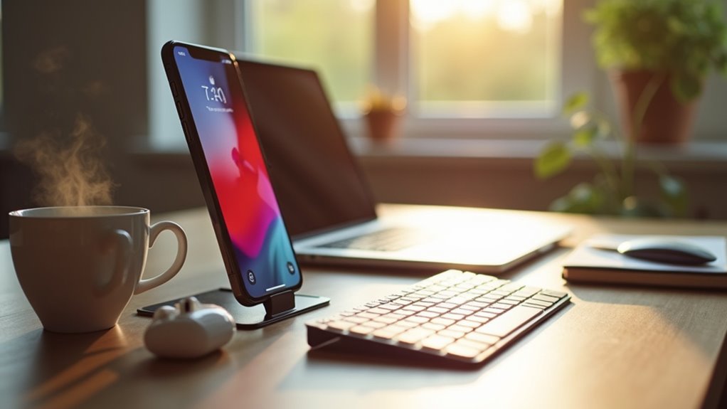 praca zdalna na iPhonie zastępuje komputer