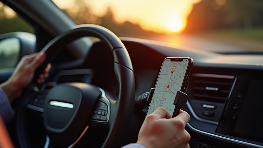 bezpieczne używanie iPhone'a w samochodzie bez CarPlay