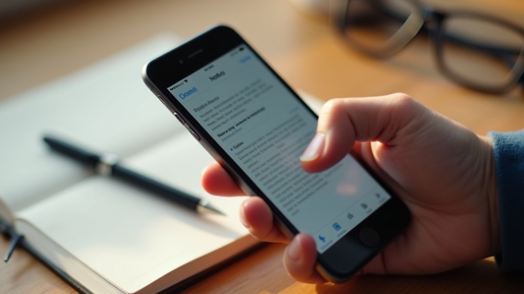zabezpiecz notatki hasłem i Face ID