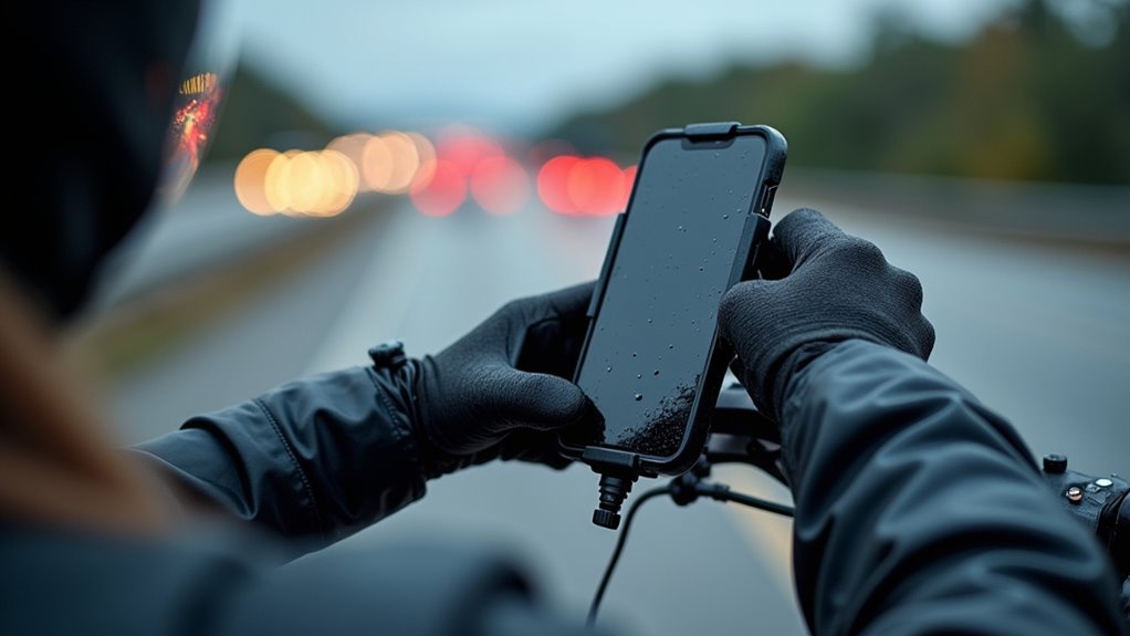 wodoodporny bezpieczny motocykl iPhone rodeo etykieta